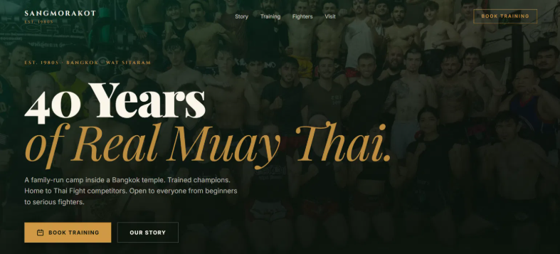 Sangmorakot website preview